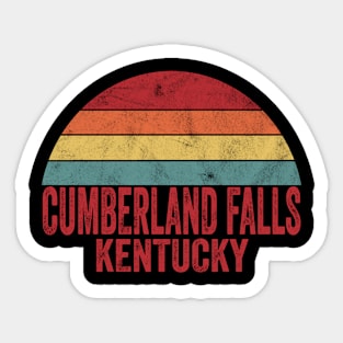 Vintage Cumberland Falls State Park Kentucky Sticker